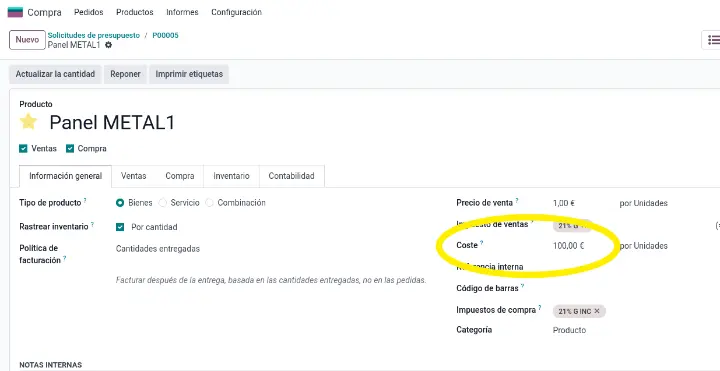 formulario odoo